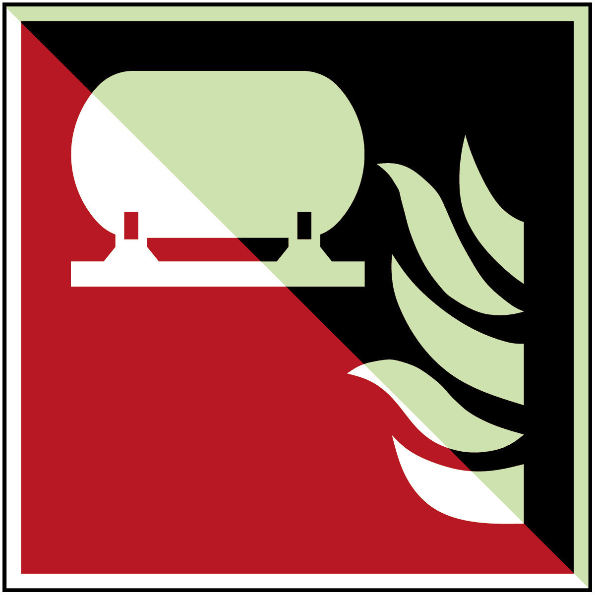 Brady B86HA408B726 Vaste Blusinstallatie – iso 7010