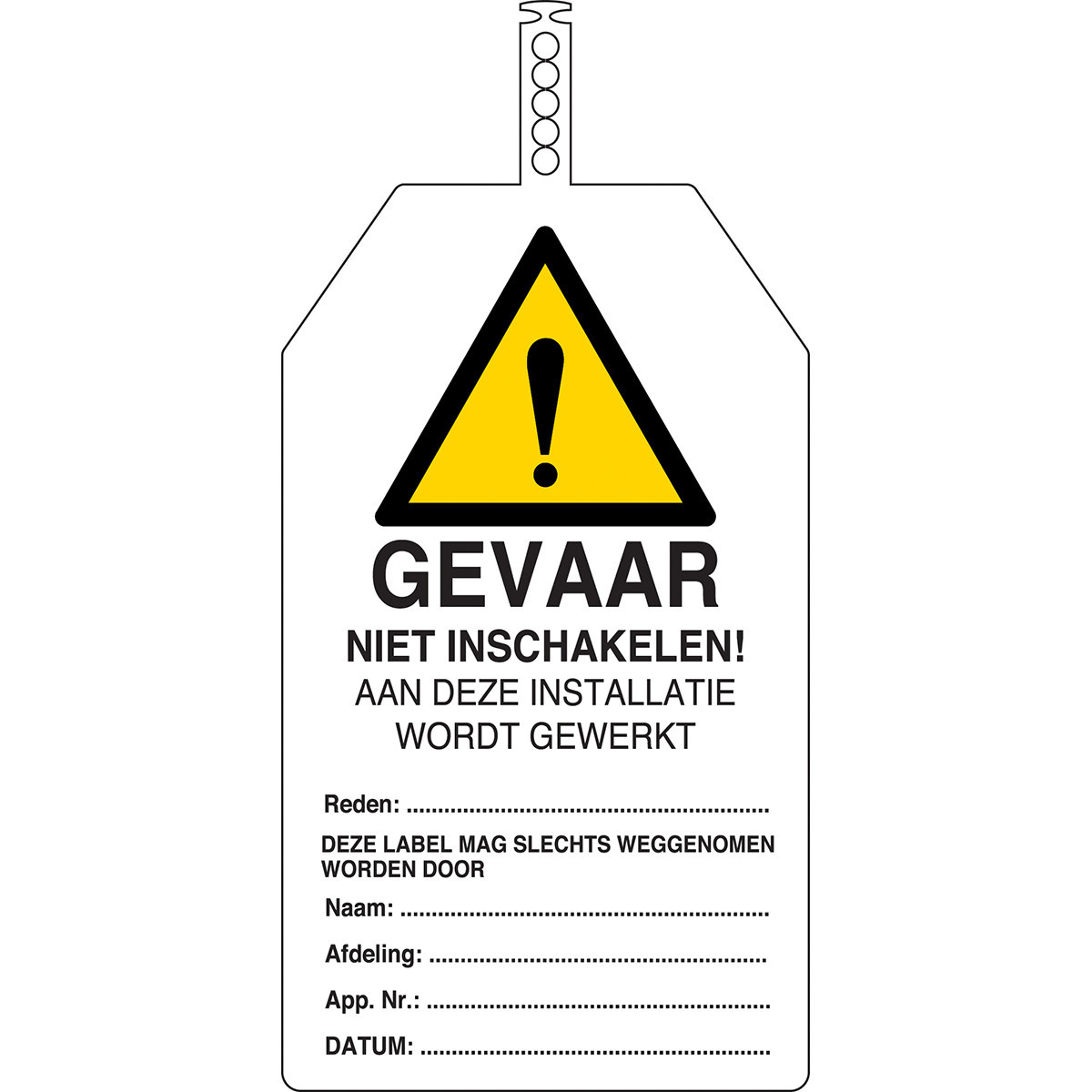 Brady B88GA362B612 Veiligheidslabels