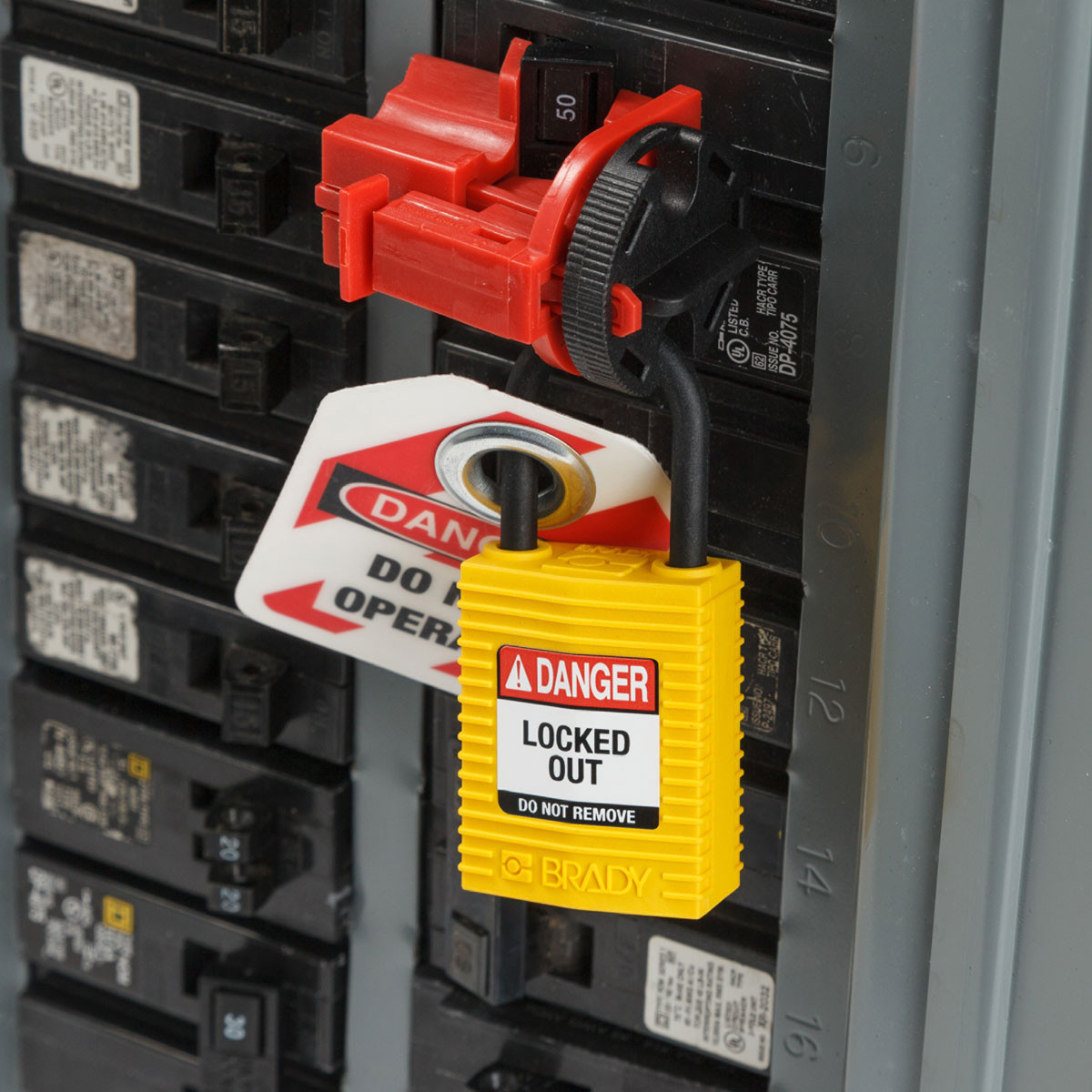 Brady BCB1B718F705C91 Safekey-Hangsloten – compact