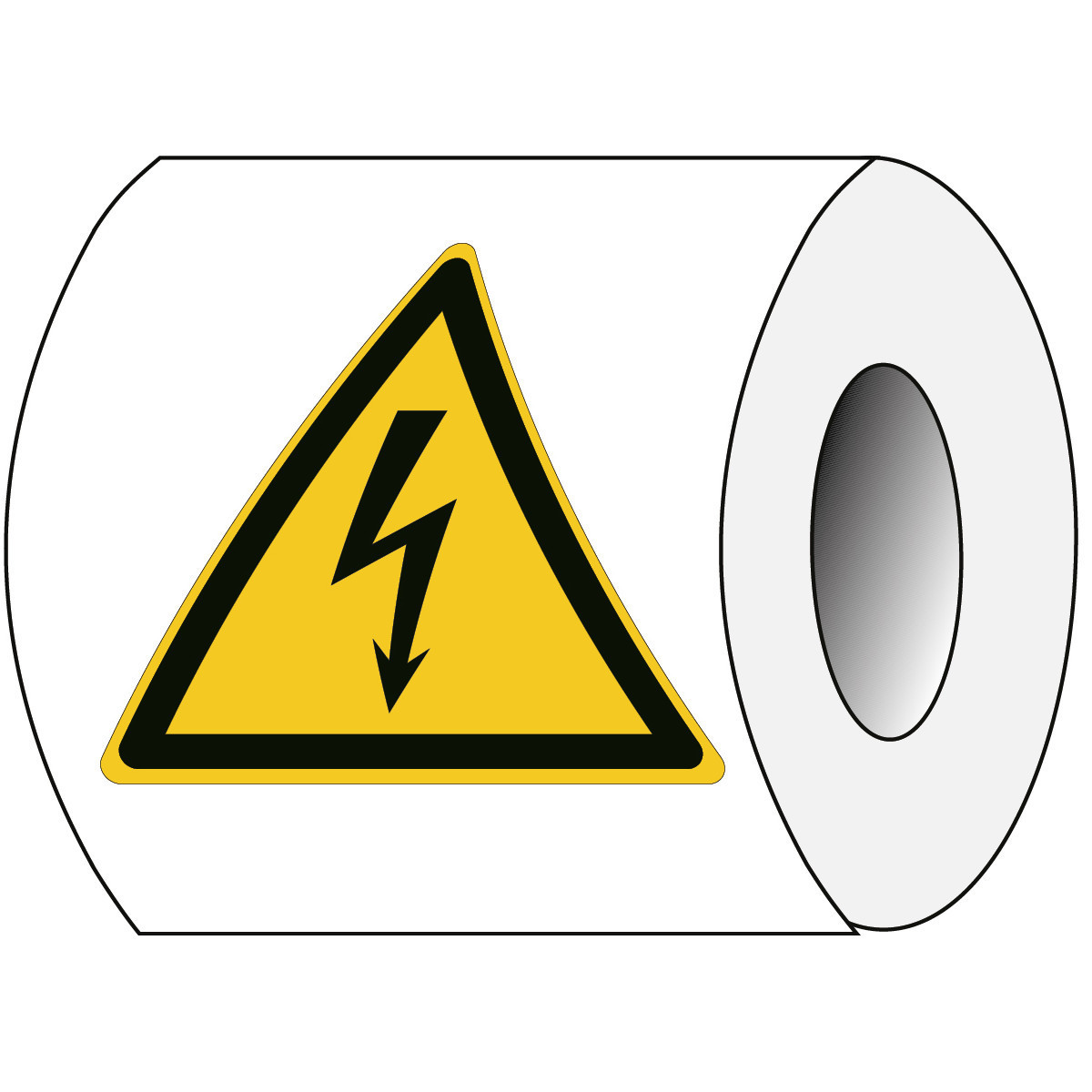 Brady BE Iso Veiligheidspictogram - waarschuwing: gevaarlijke elektrische spann