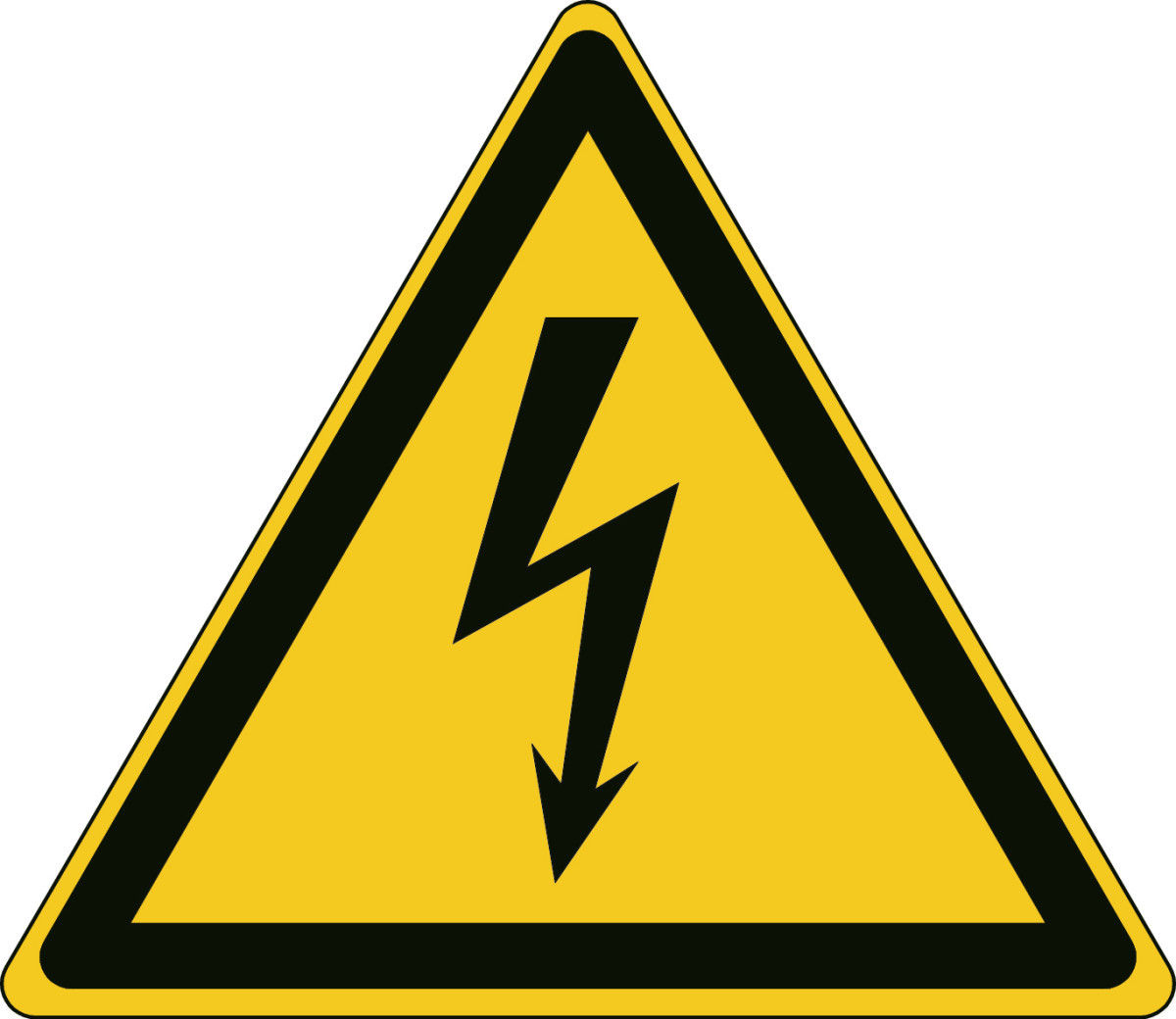 Brady BE Iso Veiligheidspictogram - waarschuwing: gevaarlijke elektrische spann