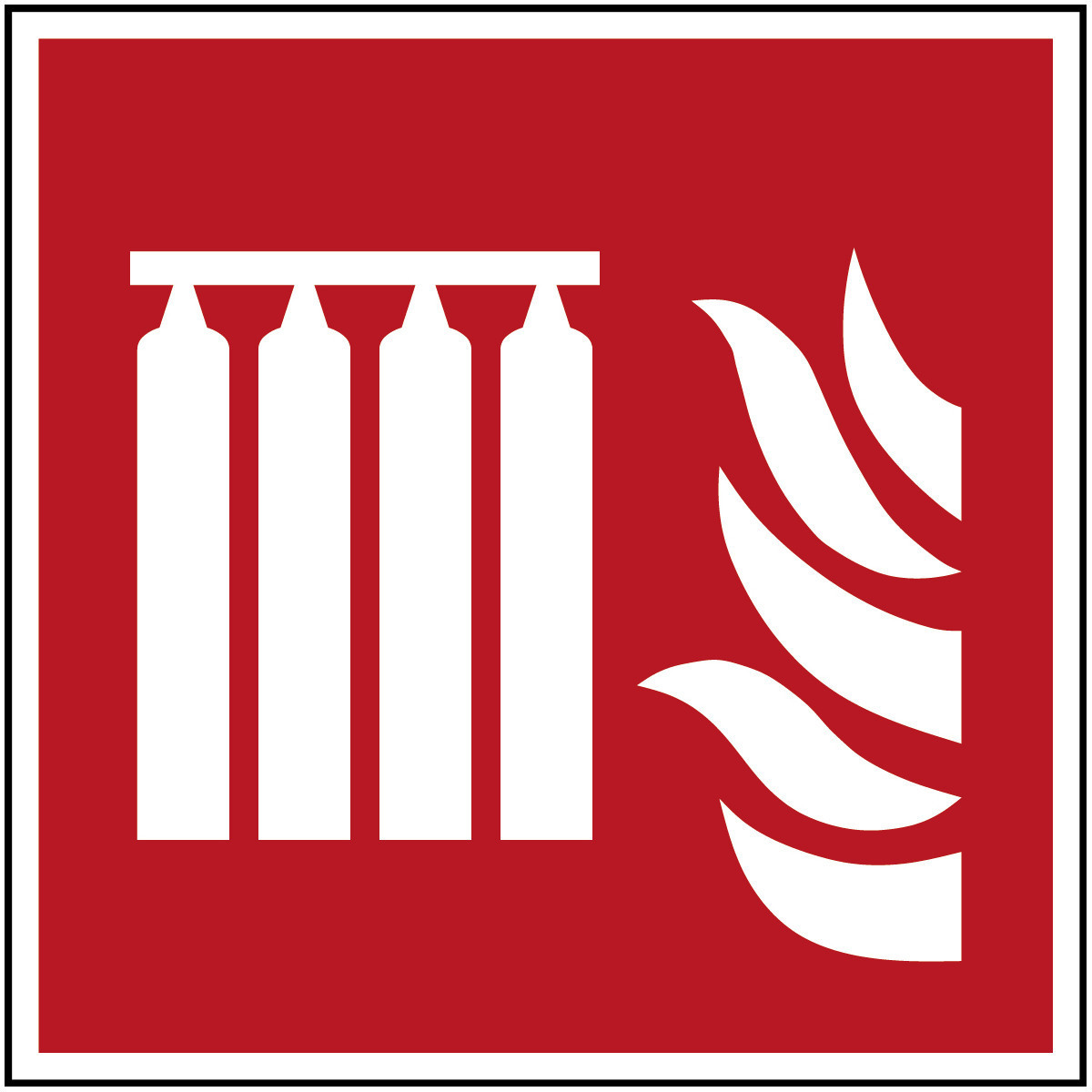Brady BG Vaste Blusbatterij – iso 7010