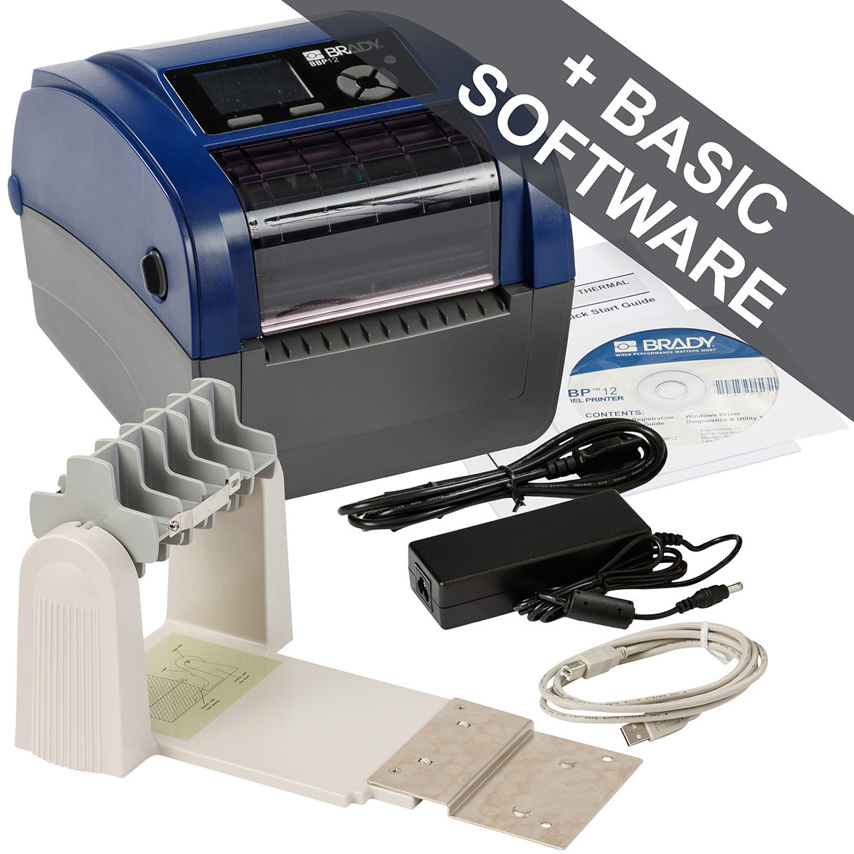 Brady B11BA841D931B37 BBP12-Labelprinter - 300 dpi - eu - met externe materiaalhouder