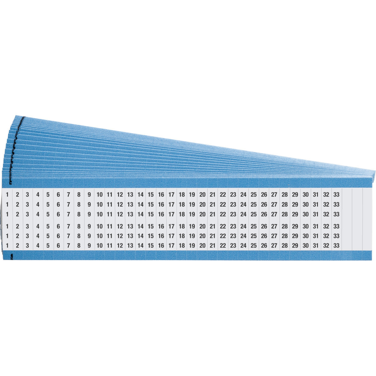 Brady B26CA130A638 Draadmerkers Met opeenvolgende cijfers uit vinylweefsel