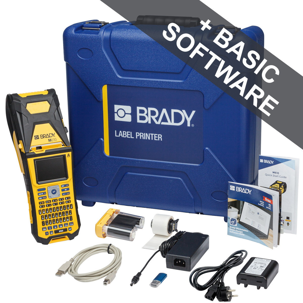 Brady B66FA840D925 M610 Labelprinter - qwerty eu
