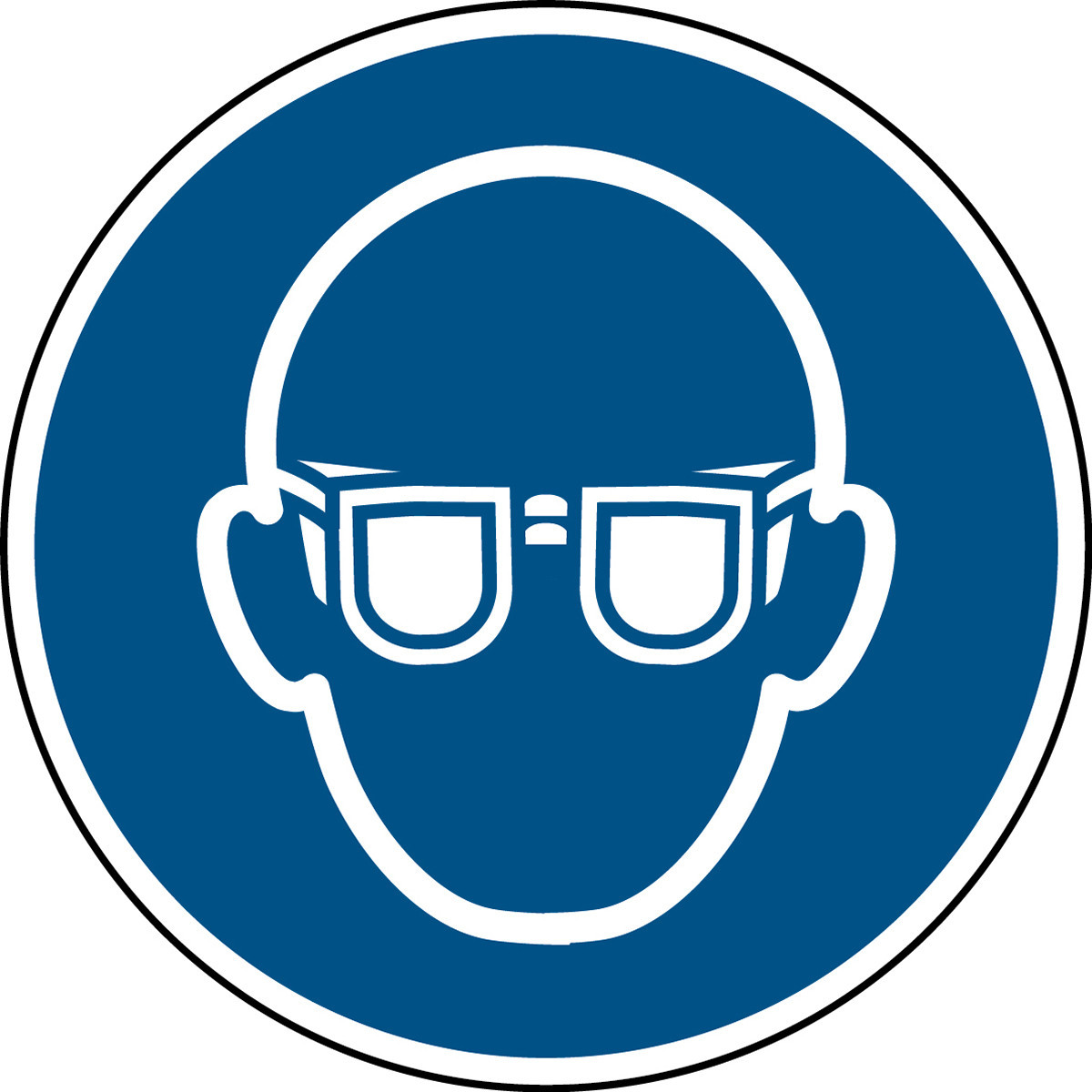 Brady B86HA408B726 Iso-Veiligheidspictogram - oogbescherming verplicht