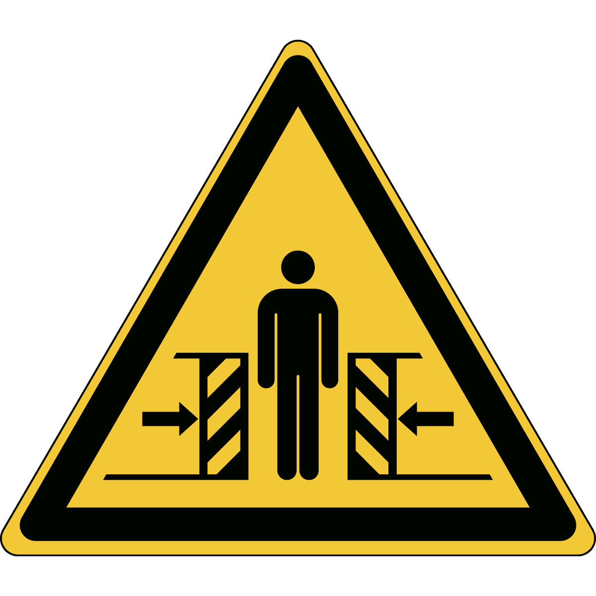 Brady Iso-Veiligheidspictogram - waarschuwing - knellingsgevaar Brady Iso-Veiligheidspictogram - waarschuwing - knellingsgevaar