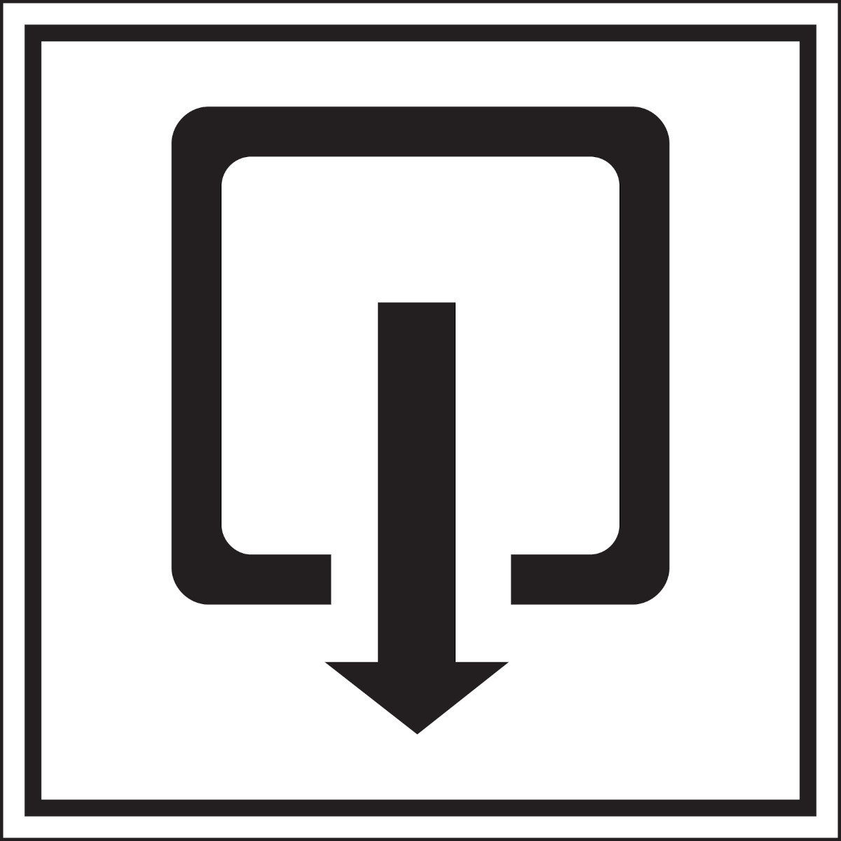 Brady B86HA408B726 Informatietekens - uitgang