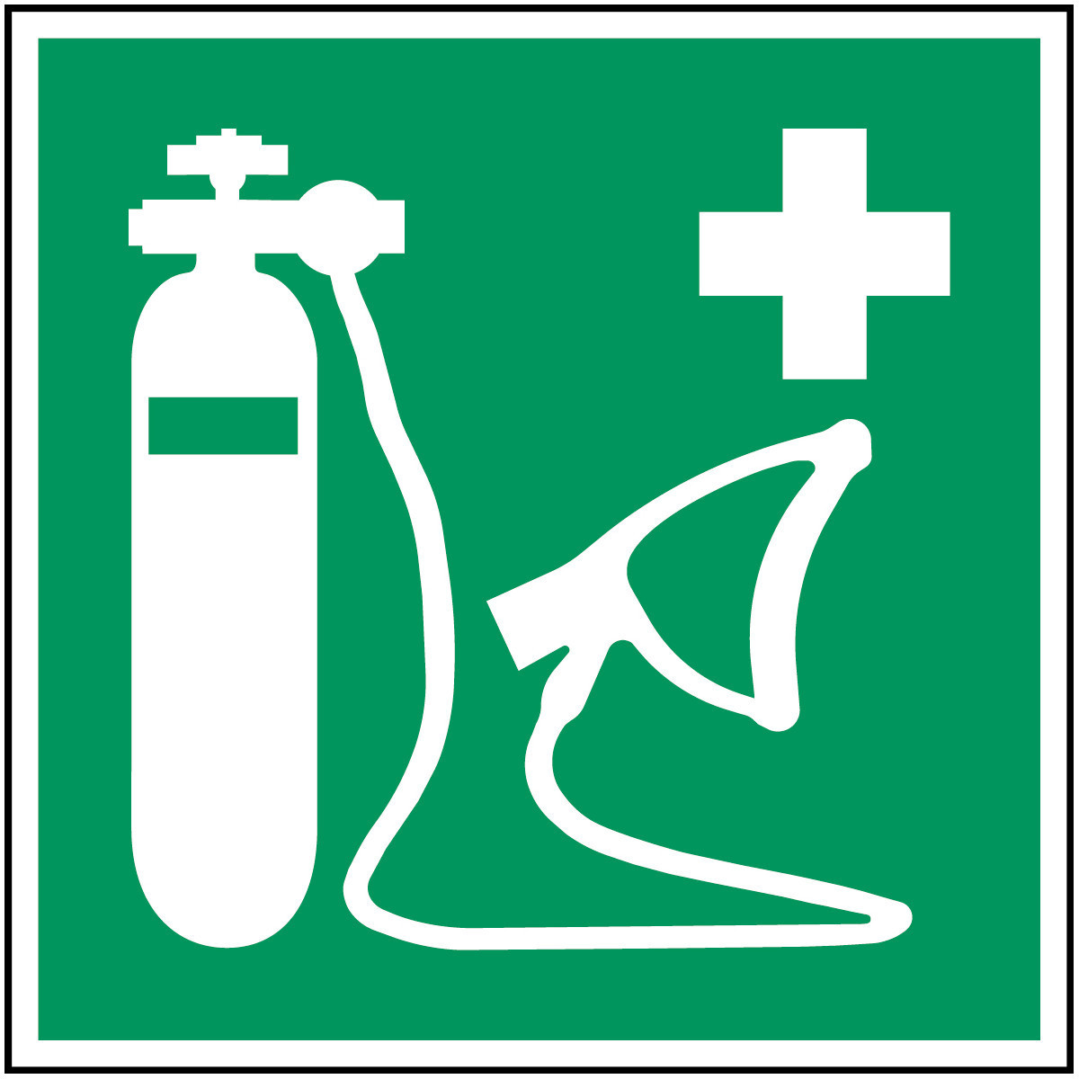 Brady B86HA408B726 Beademingsapparaat – iso 7010
