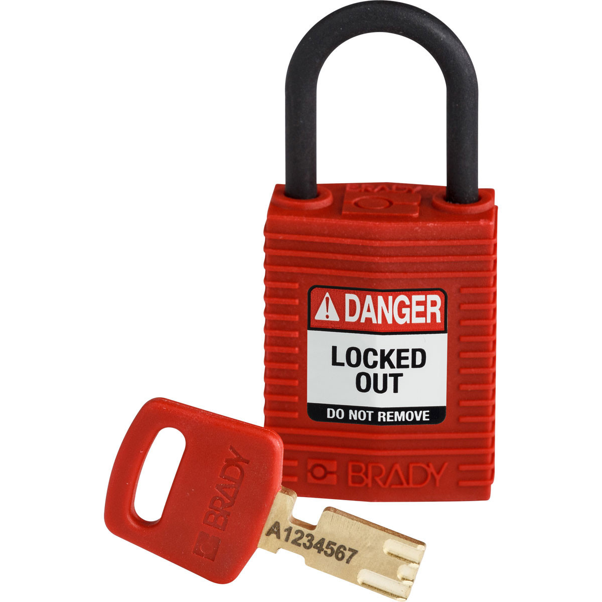 Brady BCB1B718F708C91 Safekey Compact nylon-hangsloten