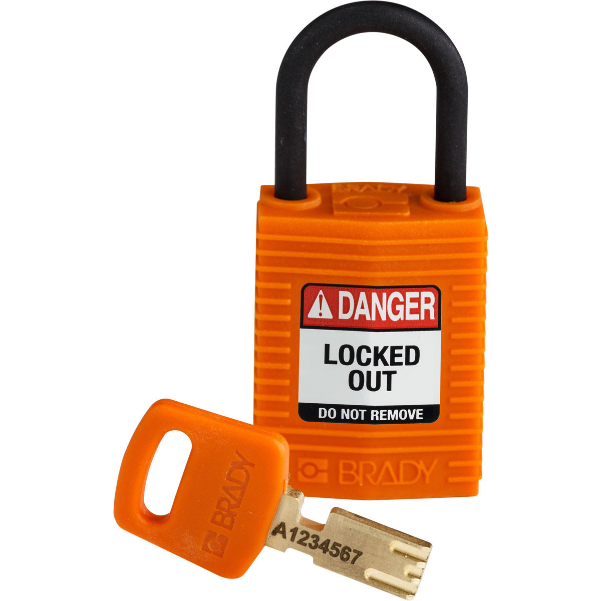 Brady BCB1B718F706C91 Safekey Compact nylon-hangsloten