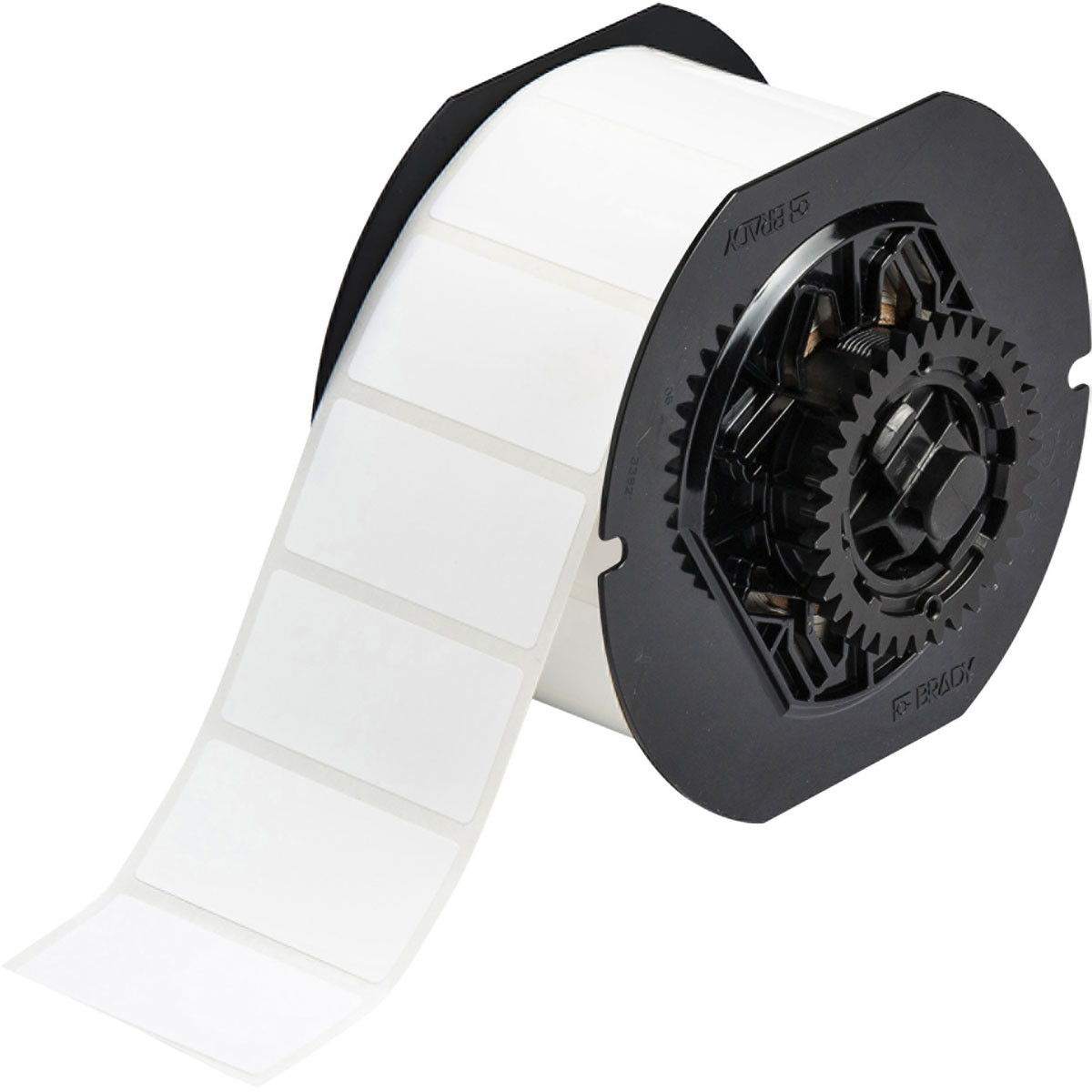 Brady B42EA198C950B69 B33-Serie witte polyesterlabels met permanente rubberkleefstof