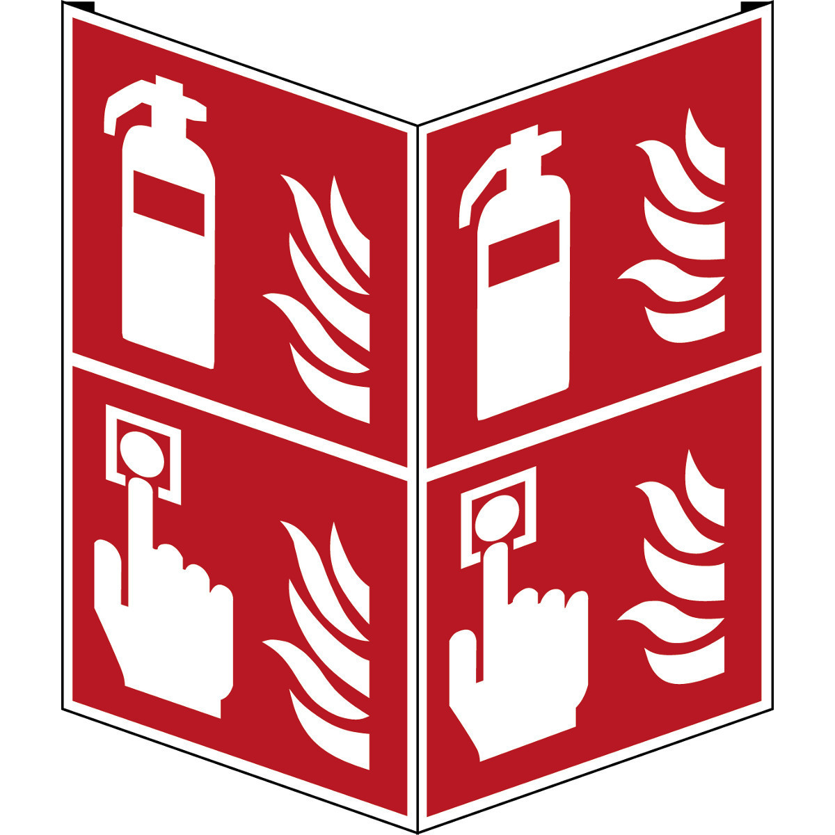 Brady B86HA408B720 Iso-Veiligheidspictogram - blusslang en brandmelder