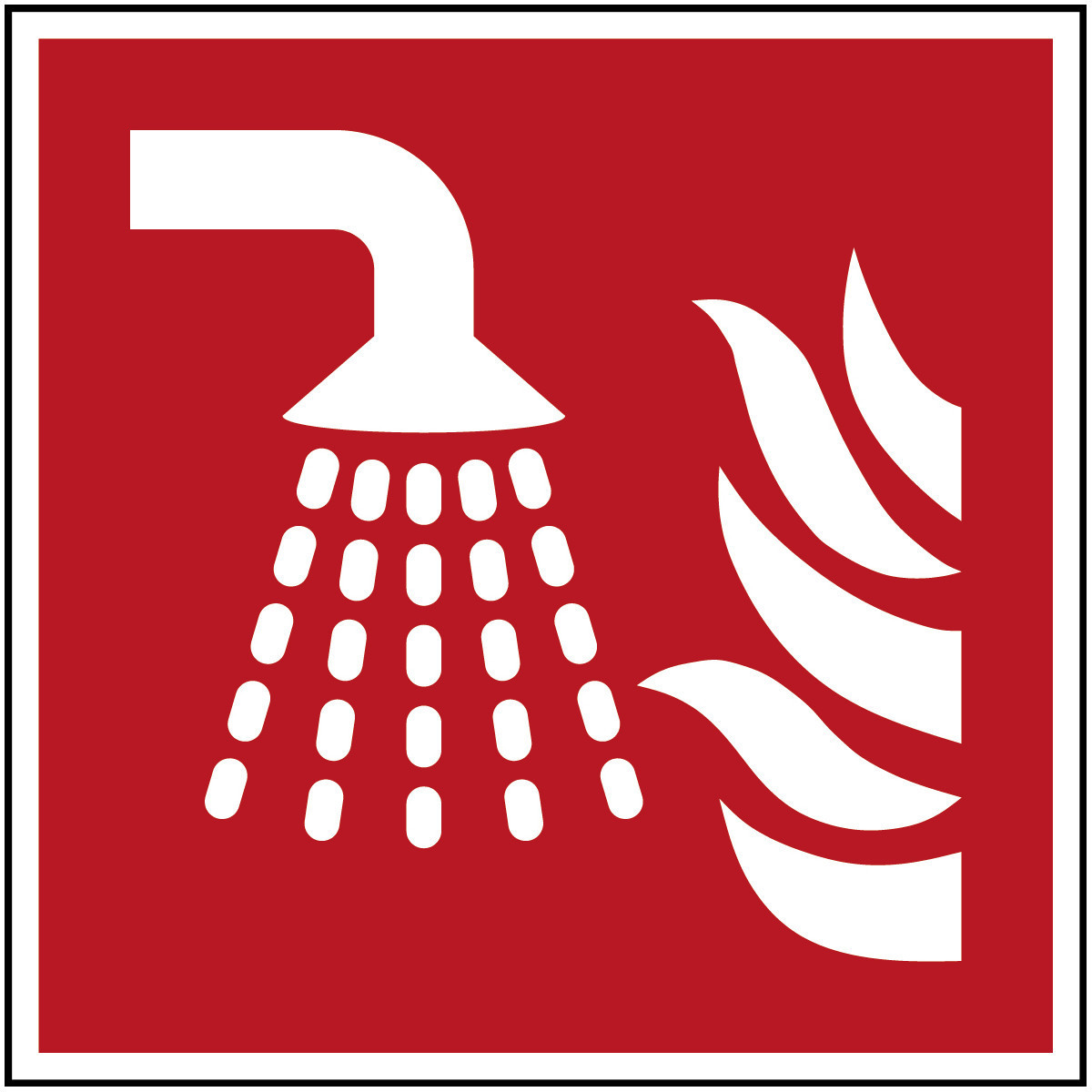 Brady B86HA408B726 Iso-Veiligheidspictogram - waternevelblusser