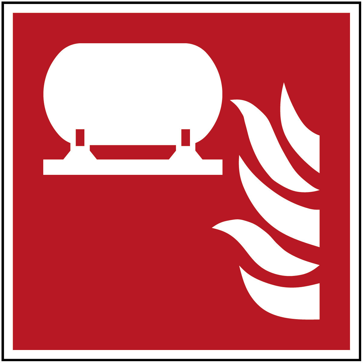 Brady B86HA408B726 Iso-Veiligheidspictogram - vaste blusinstallatie