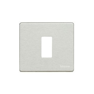 Bticino Magic afdekraam 1V horizontaal en verticaal aluminium ip20