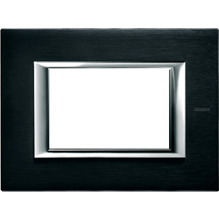 Bticino Axolute afdekraam 1V horizontaal antraciet