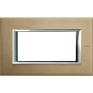 Bticino Axolute afdekraam 1V horizontaal titanium