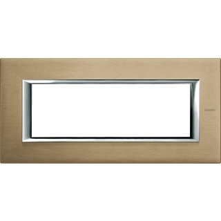 Bticino Axolute afdekraam 1V horizontaal titanium