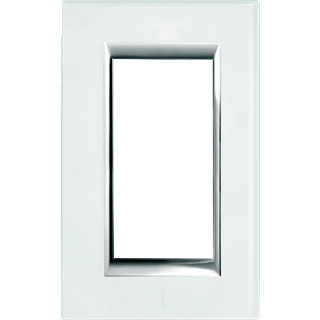 Bticino Axolute afdekraam 1V horizontaal en verticaal wit
