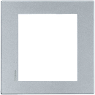 Bticino Axolute afdekraam 1V horizontaal en verticaal grijs ip20