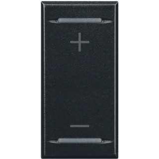 Bticino Axolute tweedelige wip aan-/uit-schakelaar antraciet