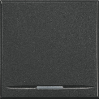 Bticino Axolute enkele wip aan-/uit-schakelaar antraciet