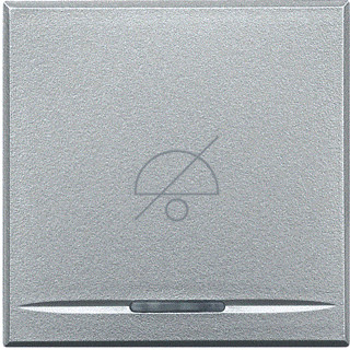 Bticino Axolute tweedelige wip aan-/uit-schakelaar aluminium