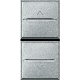 Bticino Axolute tech dubbele jaloezie pulsdrukker 1M