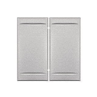 Bticino Axolute tweedelige wip aan-/uit-schakelaar aluminium