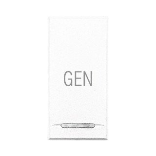 Bticino Axolute tweedelige wip aan-/uit-schakelaar wit