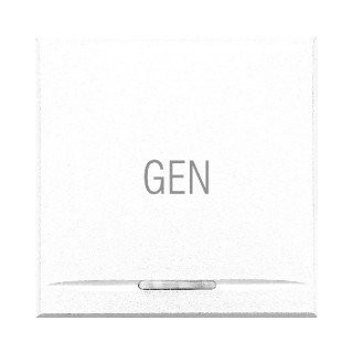 Bticino Axolute enkele wip aan-/uit-schakelaar wit