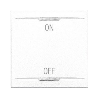 Bticino Axolute enkele wip aan-/uit-schakelaar wit