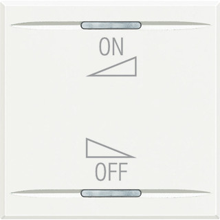 Bticino Axolute enkele wip aan-/uit-schakelaar wit