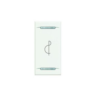 BTicino Schakelmateriaal Axolute White wip solsleutel symbool 2F 1 module