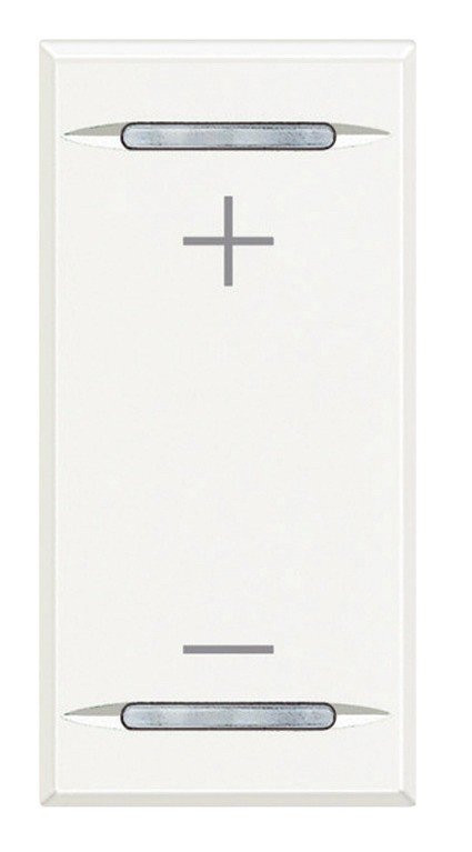 Bticino Axolute tweedelige wip aan-/uit-schakelaar wit