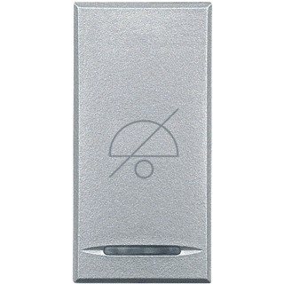 Bticino Axolute tweedelige wip aan-/uit-schakelaar aluminium