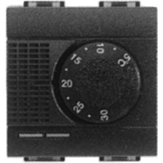 Bticino Kamerthermostaat elektronisch livinglight antraciet 2a 2modules