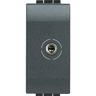 Bticino Living light antraciet jack 3,5inch 1 module