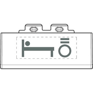 Bticino Livinglight enkele drukker aan-/uit-schakelaar antraciet