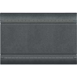 Bticino Livinglight driedelige wip aan-/uit-schakelaar antraciet