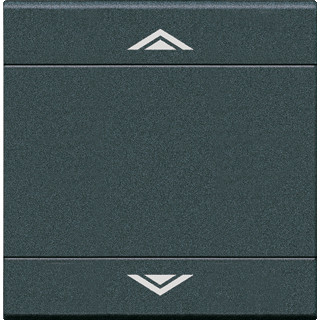 Bticino Livinglight enkele wip aan-/uit-schakelaar antraciet