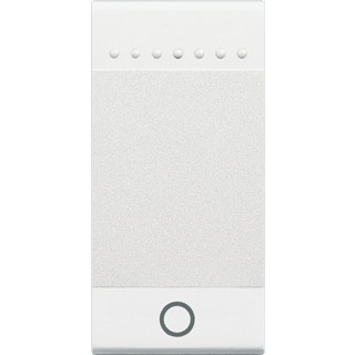 Bticino Living light pulsdrukker no lampsymbool verlicht wit 1 module