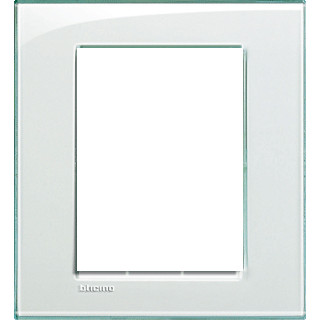Bticino Livinglight afdekraam 1V horizontaal en verticaal wit