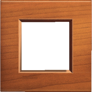 Bticino Livinglight afdekraam 1V horizontaal en verticaal hout