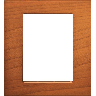 Bticino Livinglight afdekraam 1V horizontaal en verticaal hout