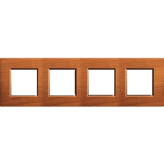 Bticino Livinglight afdekraam 4V horizontaal en verticaal hout Bticino Livinglight afdekraam 4V horizontaal en verticaal hout