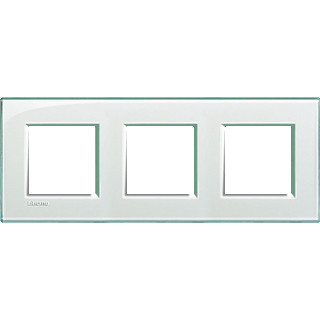 Bticino Livinglight afdekraam 3V horizontaal en verticaal wit