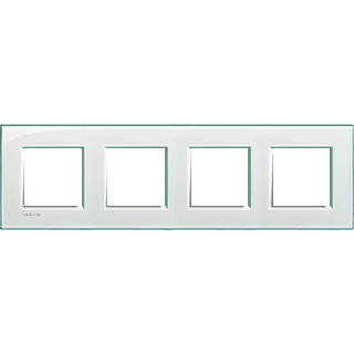 Bticino Livinglight afdekraam 4V horizontaal en verticaal wit
