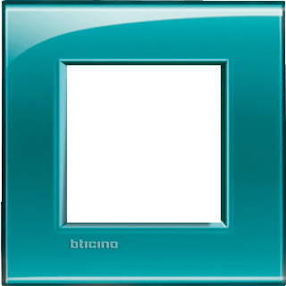 Bticino Livinglight afdekraam 1V horizontaal en verticaal groen